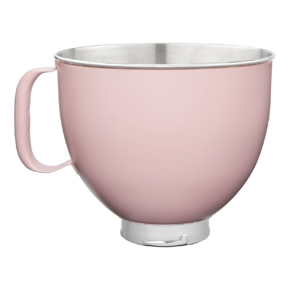KITCHENAID MIXER PINK STAINLESS BOWL جرن ستانلس زهري لعجانة كيتشن ايد KITCHENAID MIXER PINK STAINLESS BOWL جرن ستانلس زهري لعجانة كيتشن ايد